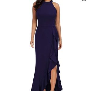 Navy Mermaid bridesmaid or formal dress